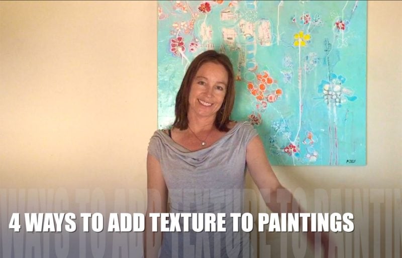 4 ways to add texture to your paintings