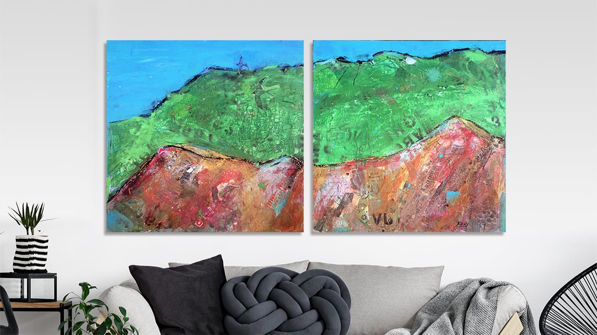 Red Mountain diptych, 60