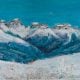 painting of the Sneffels ridge of the San Juan Mountains by Kellie Day