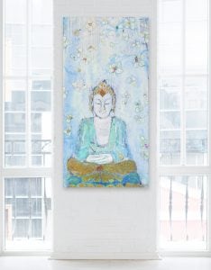 BUddha painting by Kellie Day,