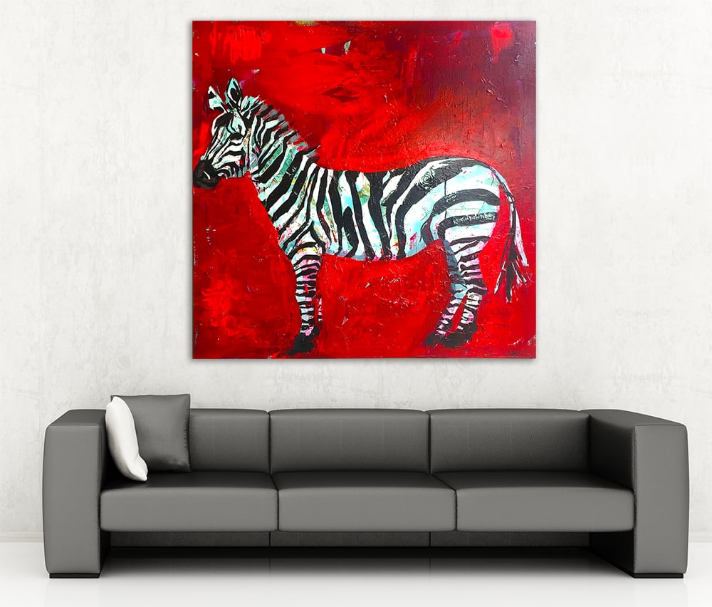 Zebra painting, 48