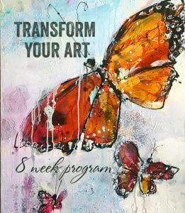 Transform Your Art 8 week program with Art Mentoring with Kellie Day