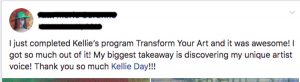 transform Your art - kellie day
