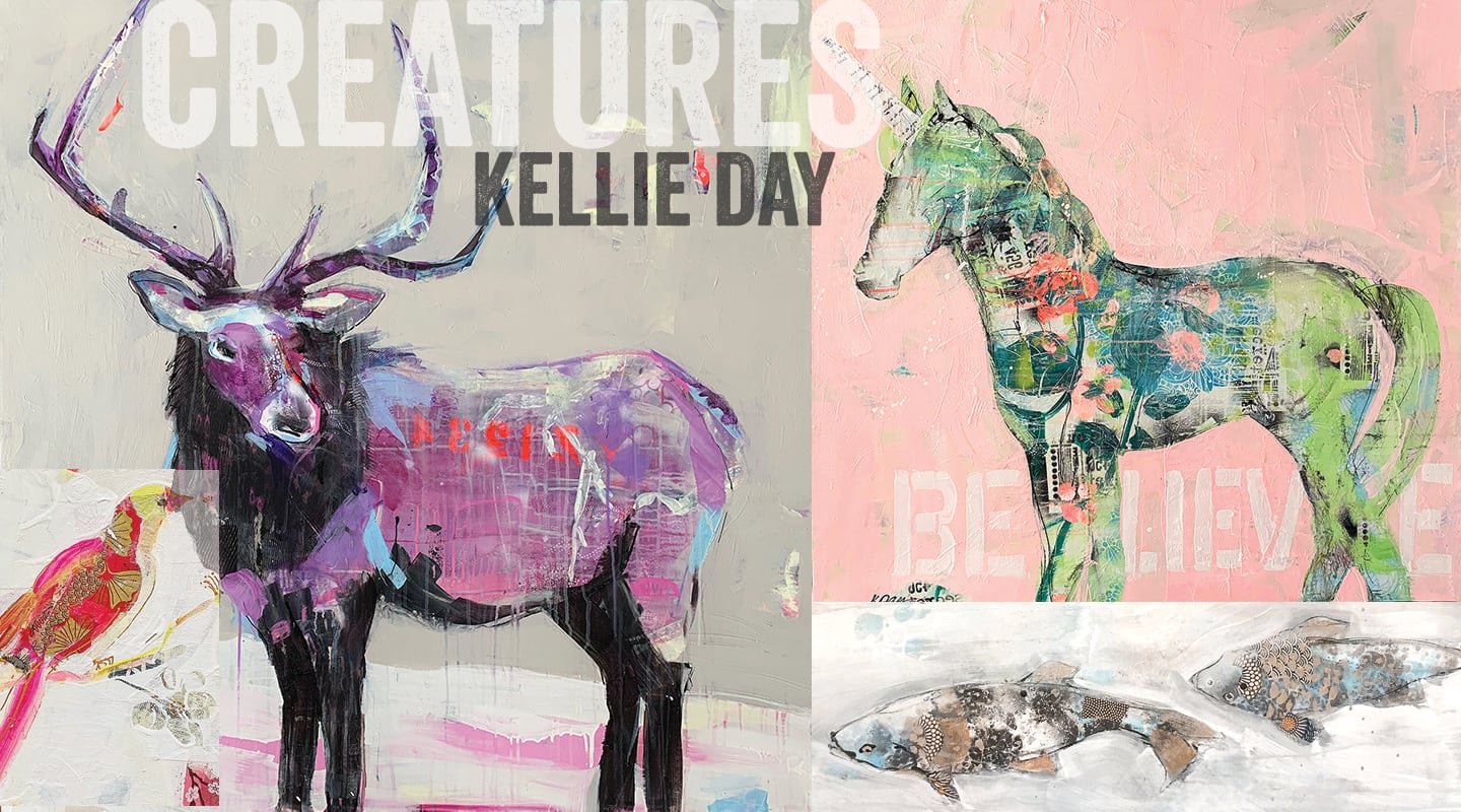 Kellie Day June Exhibit Creatures at the 610 Gallery