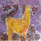 Alison-llama painting from kellie day program