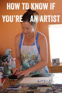 How to know if you're an artist