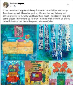andrea review of kellie day art program
