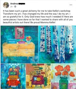 andrea review of kellie day art program