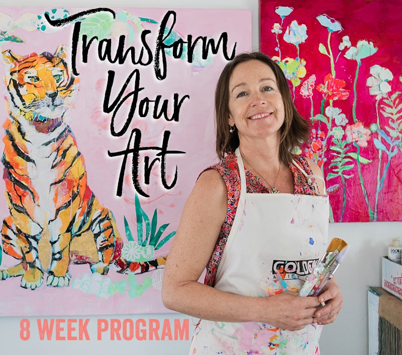 Transform Your Art 8 week program with Kellie Day