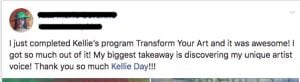 transform Your art - kellie day
