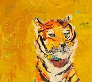 detail-of-Zen-TIger-painting-by-kellie-day