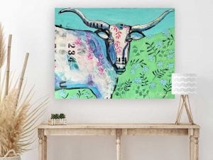 longhorn-2-on-wall-by-kellie-day-800