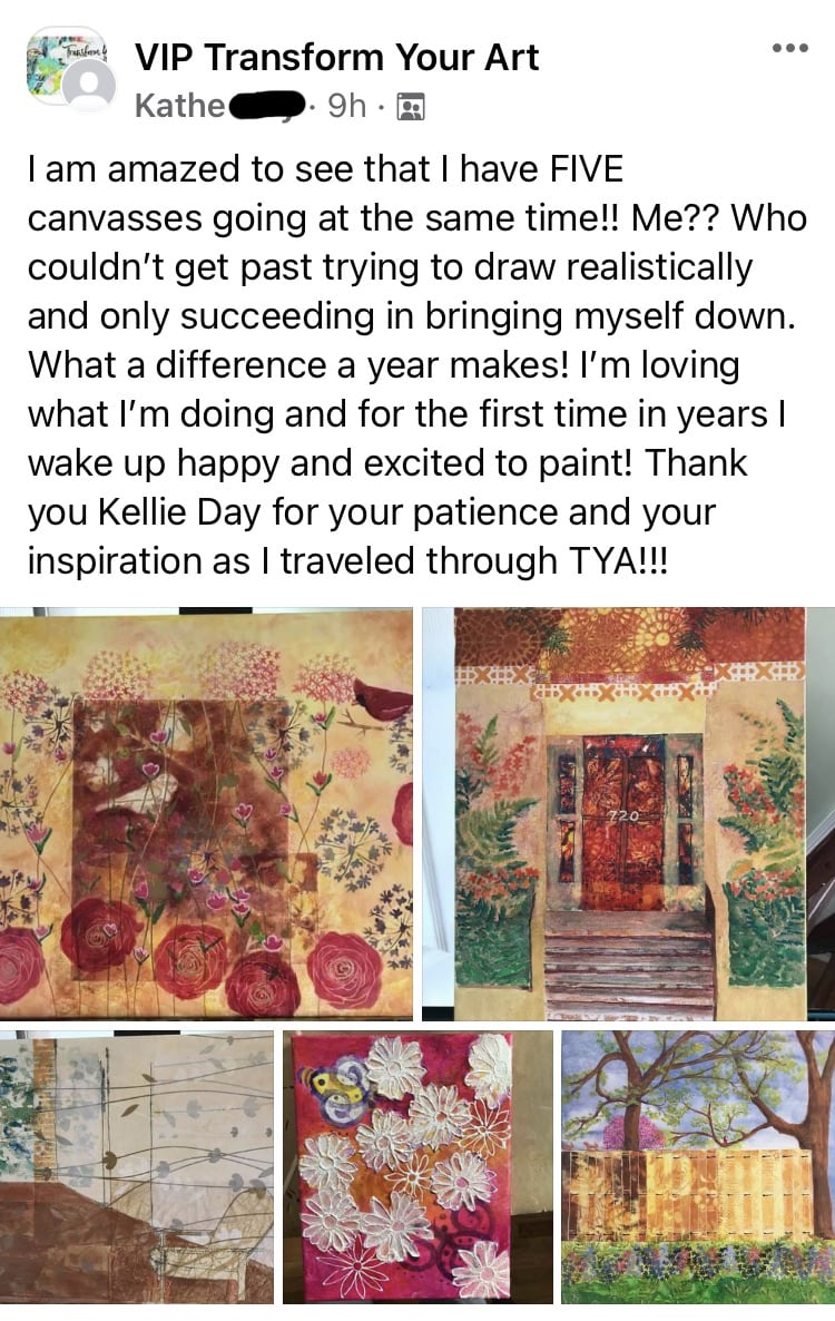 Kathe praise for kellie day art program