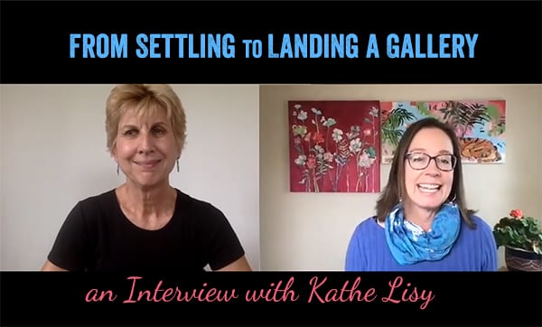 From settling in life to landing a gallery, an interview with artist Kathe Lisy and Kellie Day