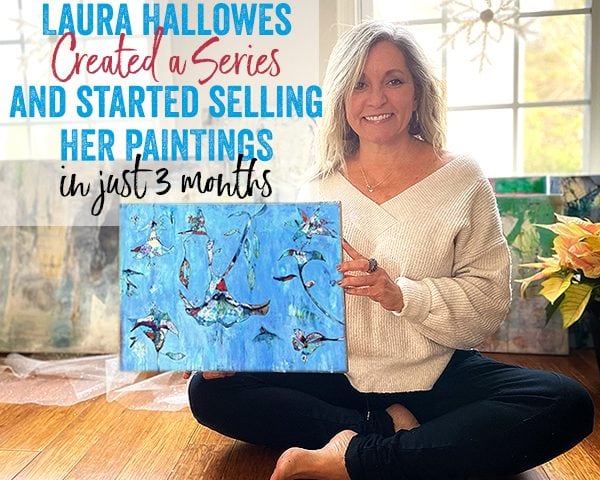How Laura unlocked her art and started selling - Artist interview with Kellie Day
