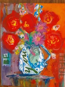 Lori-painting-from-Kellie-day-art-class