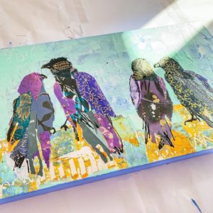 Raven Party painting-by-Kellie-Day-FULL-800