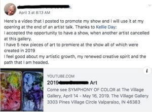 Praise for Kellie Day art program