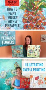 3 Bundle painting class with Kellie Day