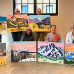 Mixed Media landscape painting class