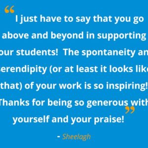 testimonial of kellie day art teaching
