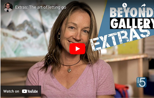 Kellie shares her approach to letting go while painting and the rewards that she finds in doing so
