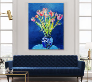 Forever Tulips painting by Kellie Day