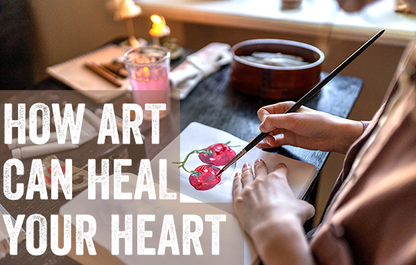 how art can heal your heart with art mentor kellie day