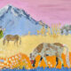 Desert paint horses by Kellie Day