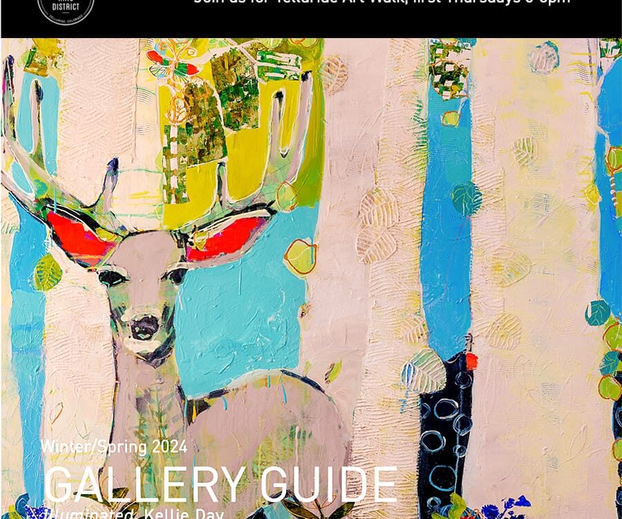 Telluride Gallery Guide Cover with Kellie Day art