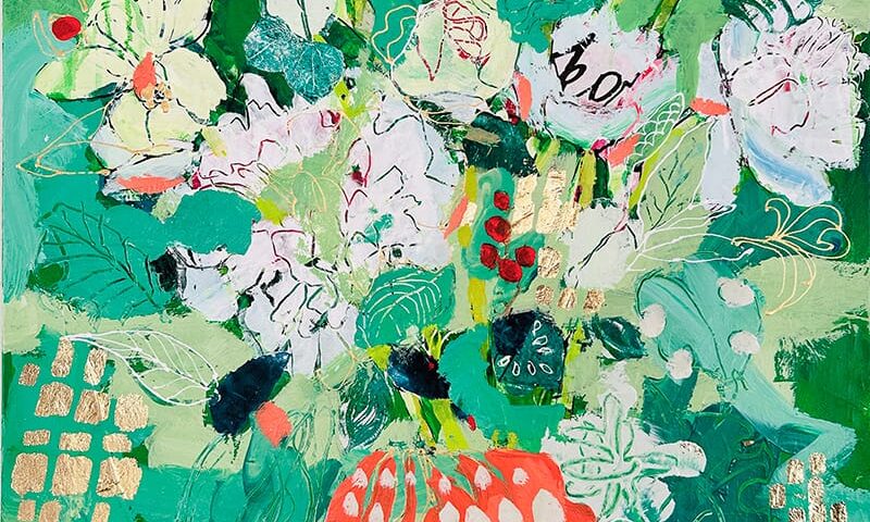 Summer Garden Vase- by Kellie Day