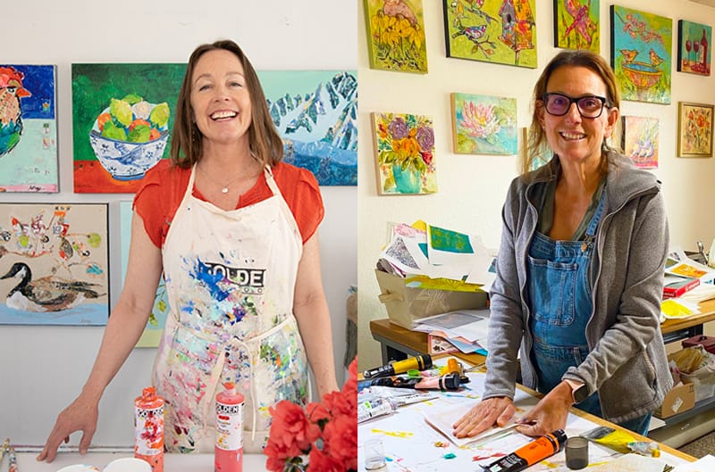 Kellie Day and Ruth Austin are excited to lead you on this nurturing creative Retreat