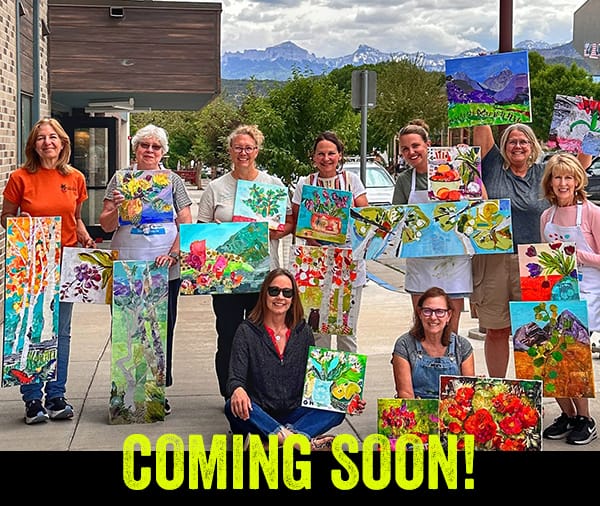 2025 Colorado art retreat with kellie day