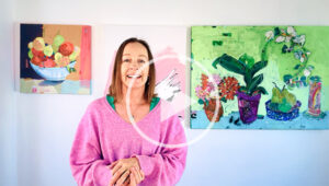 How to Get Unstuck & Start Painting- a free workshop with kellie day, mixed media painter