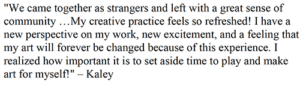 Review of kellie day art retreat