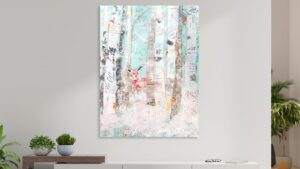 Winter fox painting by kellie day