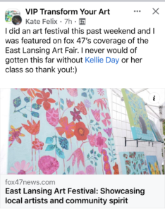 kate review of kellie day art mentoring program