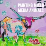 painting mixed media animals