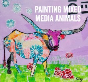 painting mixed media animals