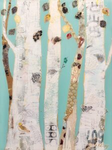 In the Forest (blue) by Kellie Day