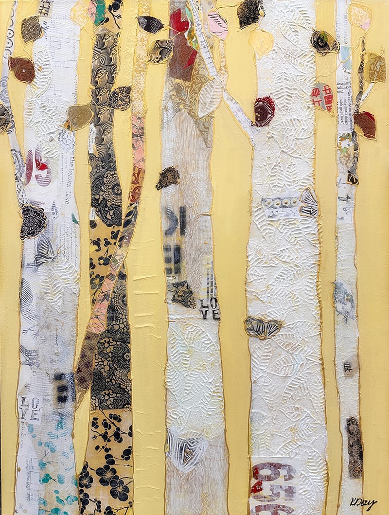 In the Forest (gold) by Kellie Day