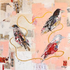 Becoming - raven painting by Kellie Day