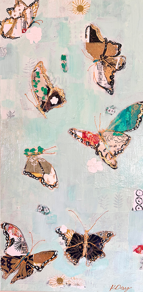 Mariposa butterfly painting by kellie day