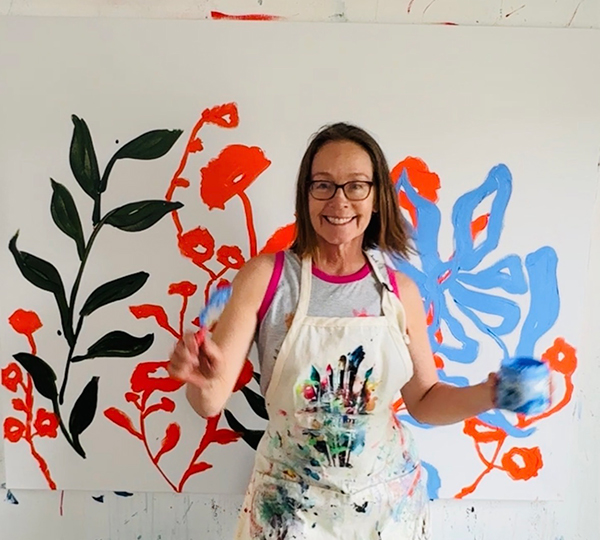 When painting feels like a conversation with your soul