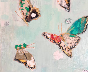 Mariposa butterfly painting by Kellie Day