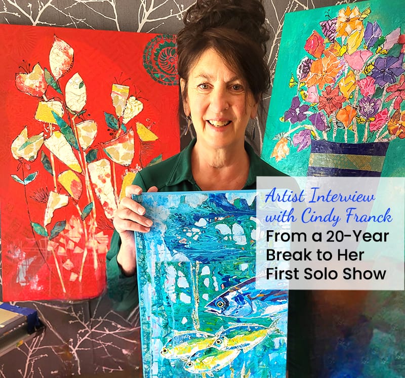 ARTIST INTERVIEW with Cindy Franck - From a 15-Year Break to Her First Solo Show