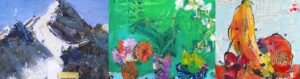 mixed media paintings on canvas. ©Kellie Day