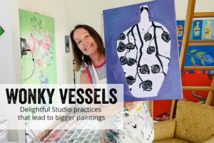 Painting wonky vessels class with Kellie Day
