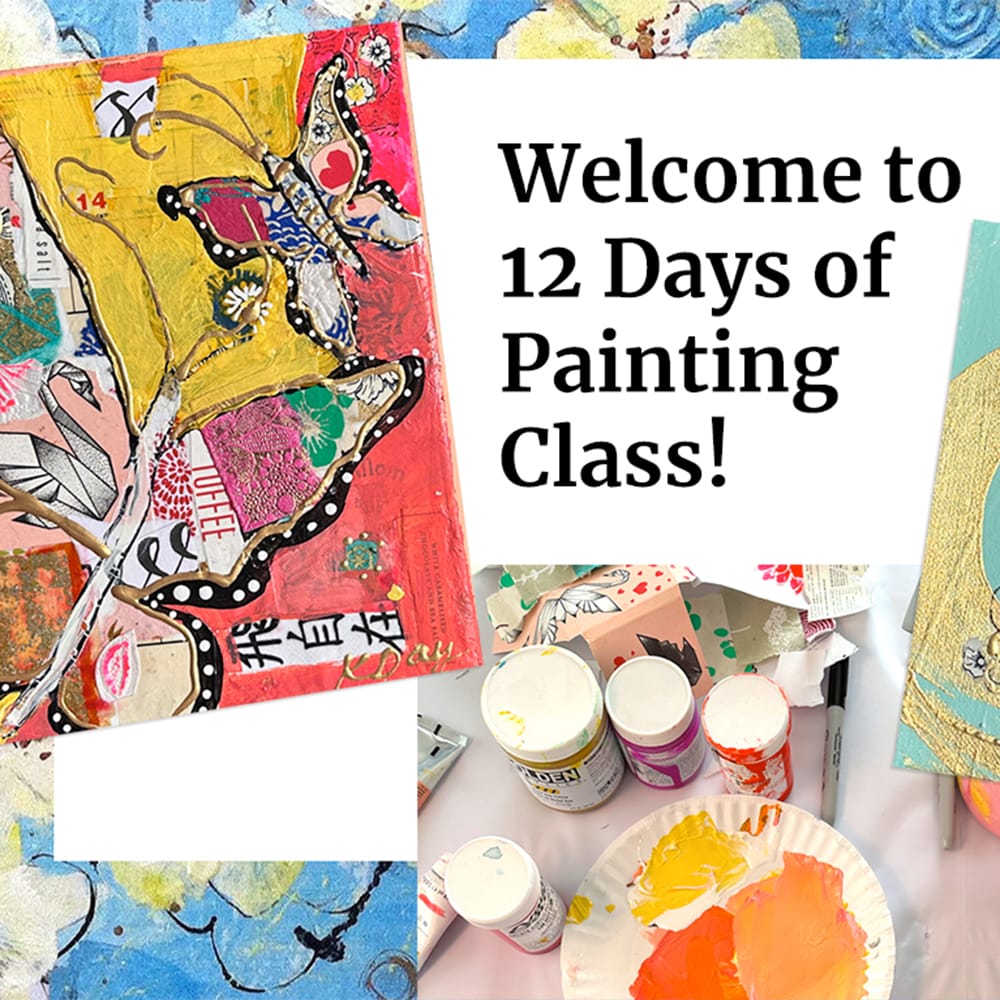 12 Days of Painting online class with Kellie Day