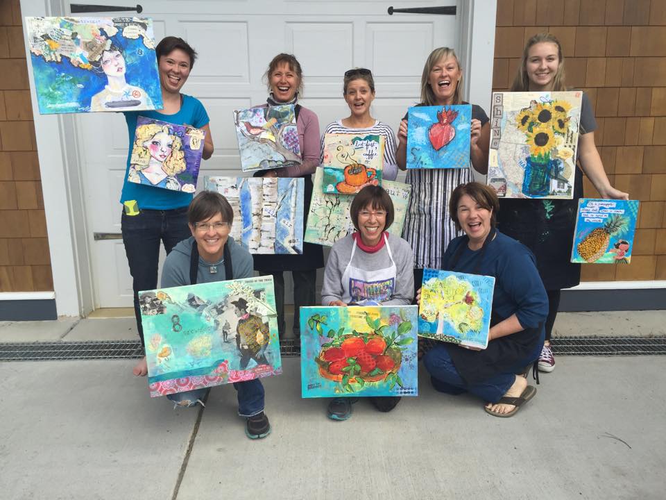 Flagstaff, Arizona 2-day mixed media workshop with Kellie Day